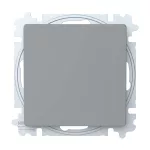ABB Egypólusú kapcsoló billentyűvel, csavaros rögzítés, Zoni, szürke 3559T-A01345 241W, 2CHT590135A6241