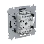 ABB Egypólusú kapcsoló billentyűvel, csavaros rögzítés, Zoni, szürke 3559T-A01345 241W, 2CHT590135A6241