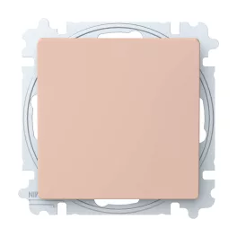   ABB Egypólusú kapcsoló billentyűvel, csavaros rögzítés, Zoni, púder 3559T-A01345 242W, 2CHT590135A6242