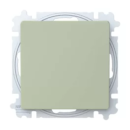   ABB Egypólusú kapcsoló billentyűvel, csavaros rögzítés, Zoni, olíva 3559T-A01345 243W, 2CHT590135A6243