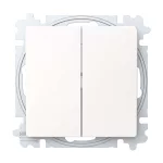 ABB Csillárkapcsoló billentyűvel, csavaros rögzítés,Zoni, fehér matt 3559T-A05345 240W, 2CHT590535A6240