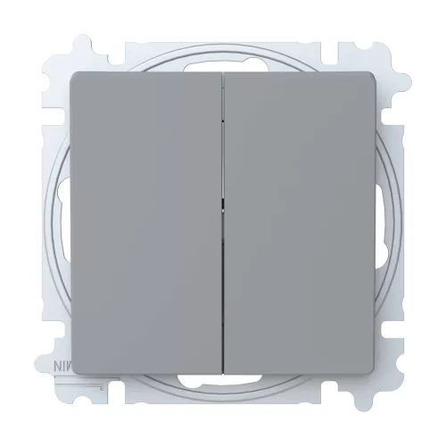 ABB Csillárkapcsoló billentyűvel, csavaros rögzítés,
Zoni, szürke 3559T-A05345 241W, 2CHT590535A6241