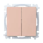 ABB Csillárkapcsoló billentyűvel, csavaros rögzítés,
Zoni, púder 3559T-A05345 242W, 2CHT590535A6242