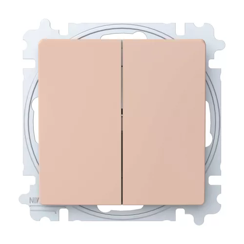 ABB Csillárkapcsoló billentyűvel, csavaros rögzítés,
Zoni, púder 3559T-A05345 242W, 2CHT590535A6242