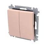 ABB Csillárkapcsoló billentyűvel, csavaros rögzítés,
Zoni, púder 3559T-A05345 242W, 2CHT590535A6242