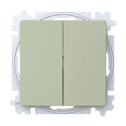 ABB Csillárkapcsoló billentyűvel, csavaros rögzítés,
Zoni, olíva 3559T-A05345 243W, 2CHT590535A6243
