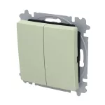 ABB Csillárkapcsoló billentyűvel, csavaros rögzítés,
Zoni, olíva 3559T-A05345 243W, 2CHT590535A6243