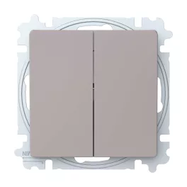   ABB Csillárkapcsoló billentyűvel, csavaros rögzítés,
Zoni, bézs 3559T-A05345 244W, 2CHT590535A6244