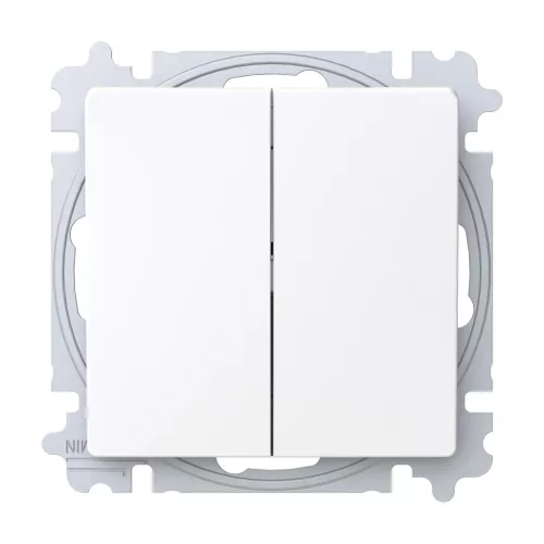 ABB Csillárkapcsoló billentyűvel, csavaros rögzítés,Zoni, fehér 3559T-A05345 500W, 2CHT590535A6500