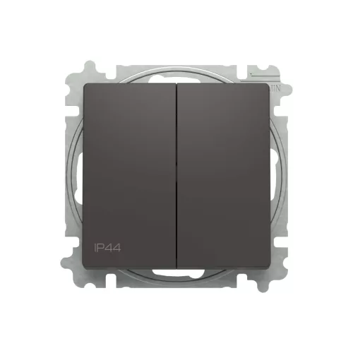 ABB Csillárkapcsoló billentyűvel, IP44, Zoni, fekete matt 3559T-A05940 237, 2CHT590594A6237