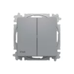 ABB Csillárkapcsoló billentyűvel, IP44, Zoni, szürke 3559T-A05940 241, 2CHT590594A6241
