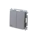 ABB Csillárkapcsoló billentyűvel, IP44, Zoni, szürke 3559T-A05940 241, 2CHT590594A6241
