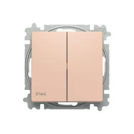   ABB Csillárkapcsoló billentyűvel, IP44, Zoni, púder 3559T-A05940 242, 2CHT590594A6242
