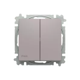  ABB Csillárkapcsoló billentyűvel, IP44, Zoni, bézs 3559T-A05940 244, 2CHT590594A6244