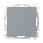 ABB Váltókapcsoló billentyűvel, csavaros rögzítés,
Zoni, szürke 3559T-A06345 241W, 2CHT590635A6241