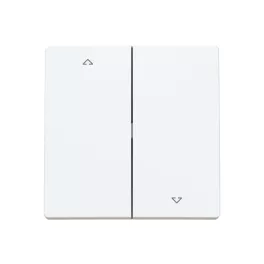   ABB Zsalukapcsoló fedlap, le/fel nyíl szimbólummal, Zoni, fehér matt 3559T-A00662 240, 2CHT590662A4240