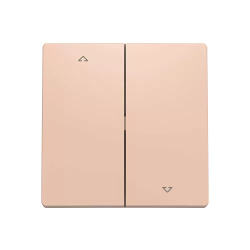 ABB Zsalukapcsoló fedlap, le/fel nyíl szimbólummal, Zoni, púder 3559T-A00662 242, 2CHT590662A4242