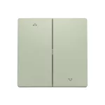 ABB Zsalukapcsoló fedlap, le/fel nyíl szimbólummal, Zoni, olíva 3559T-A00662 243, 2CHT590662A4243