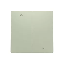   ABB Zsalukapcsoló fedlap, le/fel nyíl szimbólummal, Zoni, olíva 3559T-A00662 243, 2CHT590662A4243