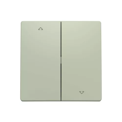 ABB Zsalukapcsoló fedlap, le/fel nyíl szimbólummal, Zoni, olíva 3559T-A00662 243, 2CHT590662A4243