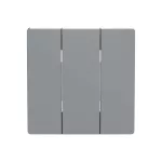 ABB Billentyűfedél, 3 sarkú kapcsoló, Zoni, szürke 3559T-A00666 241, 2CHT590666A4241