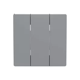   ABB Billentyűfedél, 3 sarkú kapcsoló, Zoni, szürke 3559T-A00666 241, 2CHT590666A4241