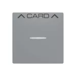 ABB Fedlap kártyakapcsolóhoz, Zoni, szürke 3559T-A00700 241, 2CHT590700A4241