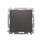 ABB Keresztkapcsoló billentyűvel, IP44, Zoni, fekete matt 3559T-A07940 237, 2CHT590794A6237