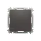 ABB Keresztkapcsoló billentyűvel, IP44, Zoni, fekete matt 3559T-A07940 237, 2CHT590794A6237