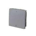 ABB Billentyűfedél, 3P kapcsoló, printelt I/O felirattal, Zoni, szürke 3559T-A00933 241, 2CHT590933A4241