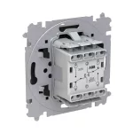 ABB Duplaváltó billentyűvel, csavaros rögzítés,
Zoni, szürke 3559T-A52345 241W, 2CHT595235A6241