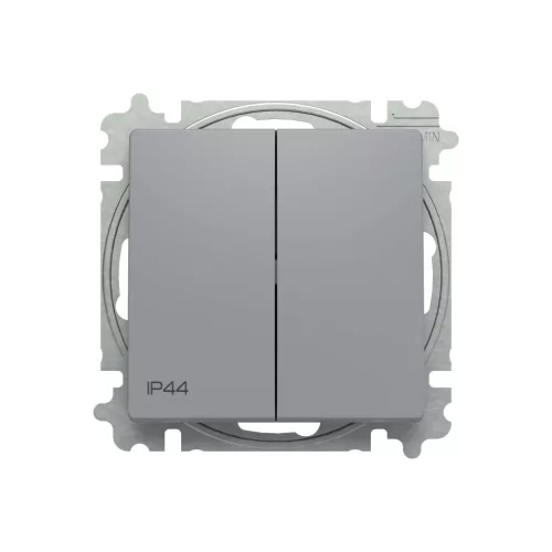 ABB Duplaváltó billentyűvel, IP44, Zoni, szürke 3559T-A52940 241, 2CHT595294A6241