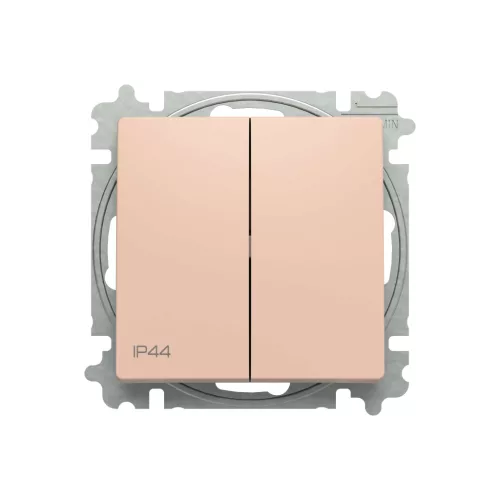 ABB Duplaváltó billentyűvel, IP44, Zoni, púder 3559T-A52940 242, 2CHT595294A6242