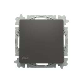   ABB Egypólusú nyomókapcsoló billentyűvel, IP44,
Zoni, fekete matt 3559T-A86940 237, 2CHT598694A6237