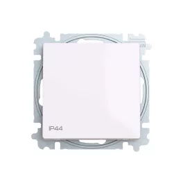   ABB Egypólusú nyomókapcsoló billentyűvel, IP44,
Zoni, fehér 3559T-A86940 500, 2CHT598694A6500