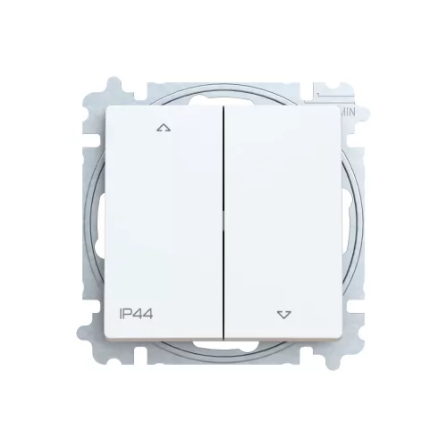 ABB Redőnykapcsoló billenőkapcsolóval, 2-es ágú, 1 állású, IP44, Zoni, fehér matt 3559T-A88940 240, 2CHT598894A6240