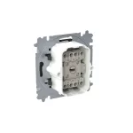 ABB Redőnykapcsoló billenőkapcsolóval, 2-es ágú, 1 állású, IP44, Zoni, bézs 3559T-A88940 244, 2CHT598894A6244
