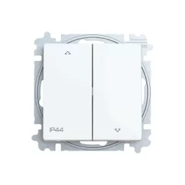   ABB Redőnykapcsoló billenőkapcsolóval, 2-es ágú, 1 állású, IP44, Zoni, fehér 3559T-A88940 500, 2CHT598894A6500