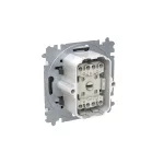 ABB Redőnykapcsoló billenőkapcsolóval, 2-es ágú, 1 állású, IP44, Zoni, fehér 3559T-A88940 500, 2CHT598894A6500