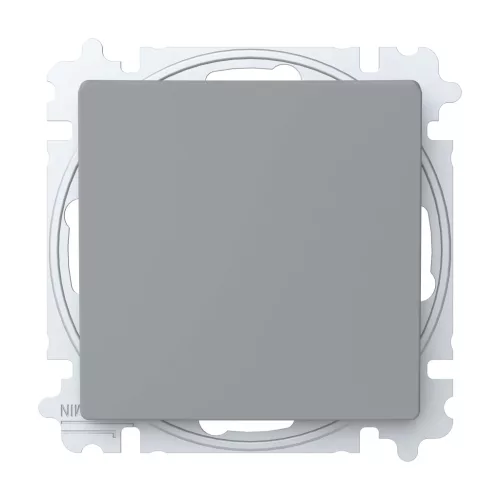 ABB Egypólusú nyomókapcsoló billentyűvel,
csavaros rögzítés, Zoni, szürke 3559T-A91345 241W, 2CHT599135A6241