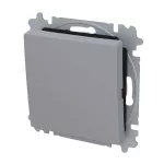 ABB Egypólusú nyomókapcsoló billentyűvel,
csavaros rögzítés, Zoni, szürke 3559T-A91345 241W, 2CHT599135A6241