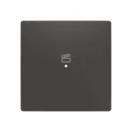 ABB Egypólusú jelenet ikonos billentyűfedél, free@home, Zoni, fekete matt 6220T-A01003 237, 2CHT621003A4237