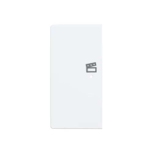 ABB Kétpólusú jelenet ikonos billentyűfedél, bal, free@home, Zoni, fehér matt 6220T-A02103 240, 2CHT622103A4240