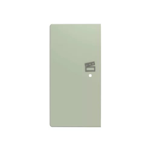 ABB Kétpólusú jelenet ikonos billentyűfedél, bal, free@home, Zoni, olíva 6220T-A02103 243, 2CHT622103A4243
