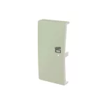 ABB Kétpólusú jelenet ikonos billentyűfedél, bal, free@home, Zoni, olíva 6220T-A02103 243, 2CHT622103A4243