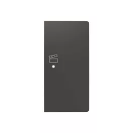   ABB Kétpólusú jelenet ikonos billentyűfedél, jobb, free@home, Zoni, fekete matt 6220T-A02203 237, 2CHT622203A4237