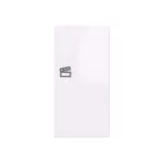 ABB Kétpólusú jelenet ikonos billentyűfedél, jobb, free@home, Zoni, fehér 6220T-A02203 500, 2CHT622203A4500