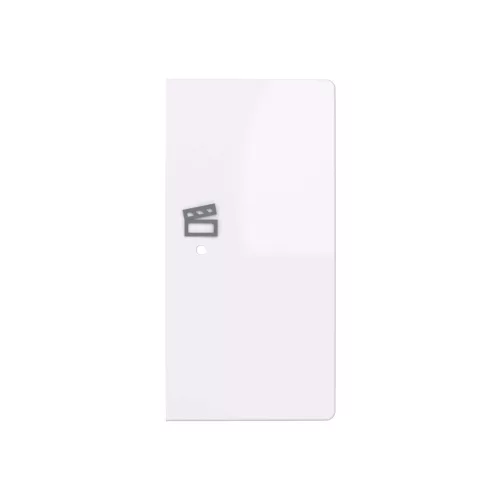 ABB Kétpólusú jelenet ikonos billentyűfedél, jobb, free@home, Zoni, fehér 6220T-A02203 500, 2CHT622203A4500