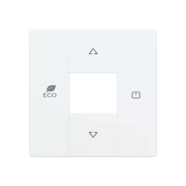   ABB Fedőlemez free@home szobatermosztáthoz,
Zoni, fehér matt 6220T-A03000 240, 2CHT623000A4240