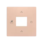 ABB Fedőlemez free@home szobatermosztáthoz,
Zoni, púder 6220T-A03000 242, 2CHT623000A4242